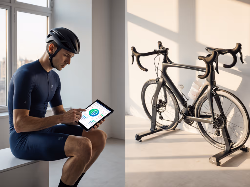 cyclist_analyzing_rowing_metrics_on_tablet_beside_bike