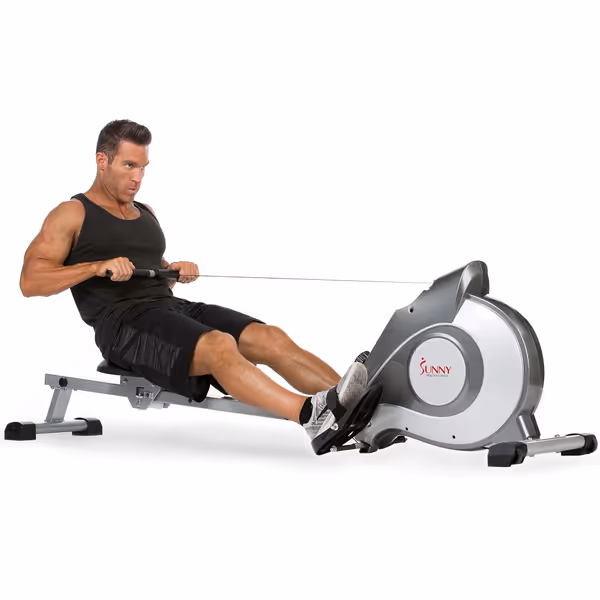 Sunny Health & Fitness Flip & Foldable Magnetic Rower